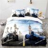3D Printed Fast and Furious Love Child Duvet Cover Set HD Comforter Cover Bedclothes for Kids Bedding Sets Bedroom Decor