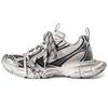 3XL Scarpe da Ginnastica Basse Chunky da Uomo Bianco & Nero 734734W3XL49710