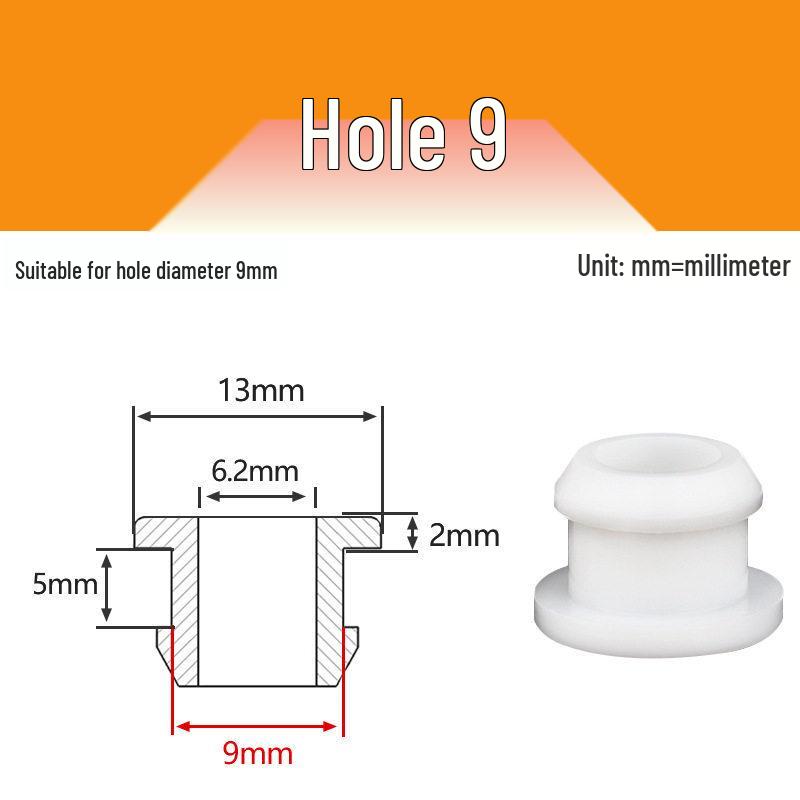 Anello passante protettore per cavi in silicone