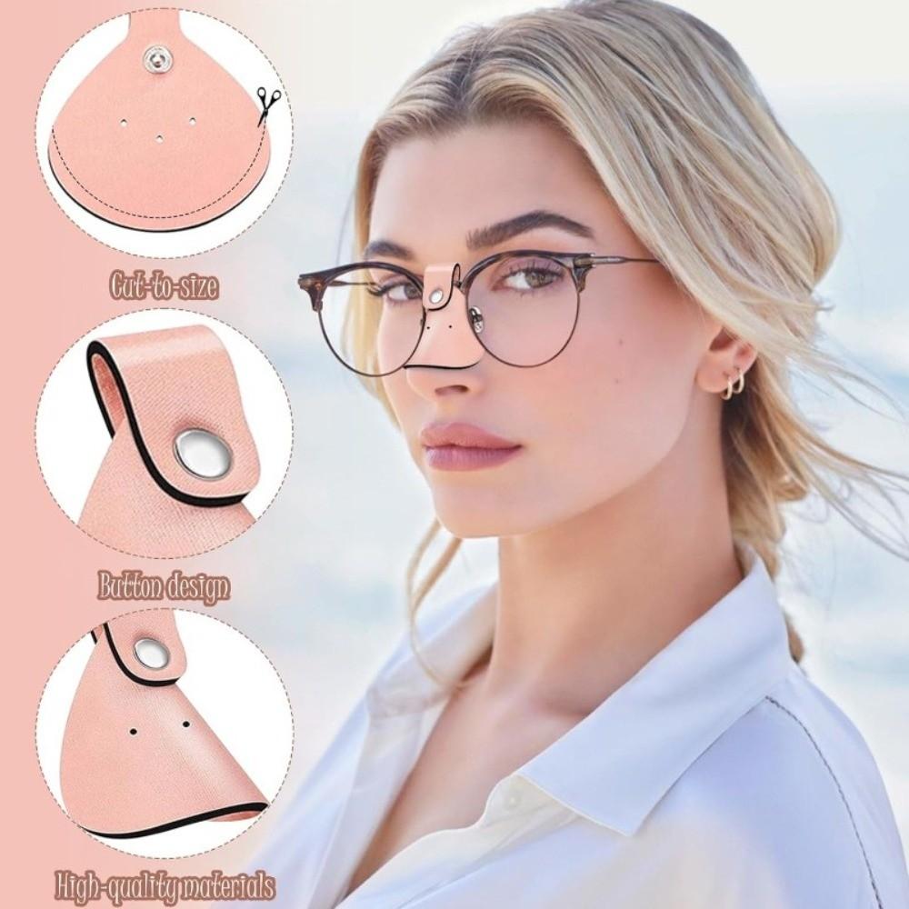 Sports Creative Nose Protector for Sunglasses Anti Sun PU Leather UV Cut Nose Patch Portable Soothing Nose Sunscreen Pad Outdoor