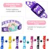 1/5Pcs Adjustable Footprint Pet Collar with Bell, Cute Soft Neck Collar for Puppy Small Dog Kitten Cat Daily Wear