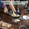 4Pcs Stainless Steel Fuel Paste Containers For Buffet, Hot Pot, Camping