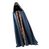 Halloween Death Cloak Loose Comfortable Hooded Death Robe Cloak Meidieval Cape Costume for Adult Cosplay Party Halloween