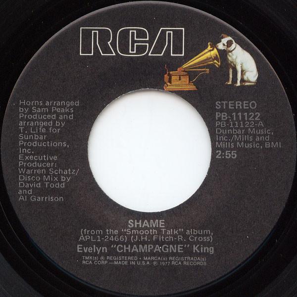

7inch Record EVELYN KING - Shame PB11122 RCA 1977 US Soul/Funk Used