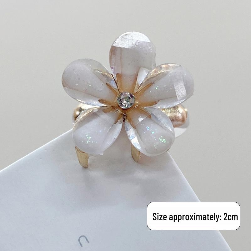 Mini Rhinestone Bow Hair Clip - Korean Style Accessory for Bangs