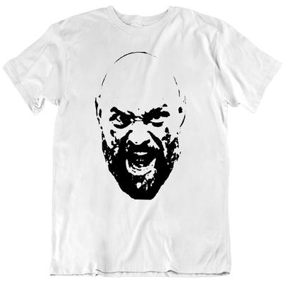 Tyson Fury Schwergewichts-Champion Großes Gesicht Silhouette Boxfan T-Shirt
