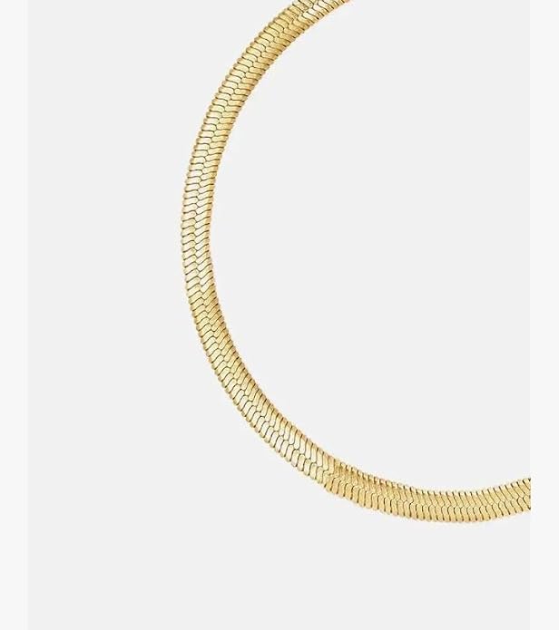 Heart Charm Anklet Silver Color Snake Chain Adjustable Gold Plated