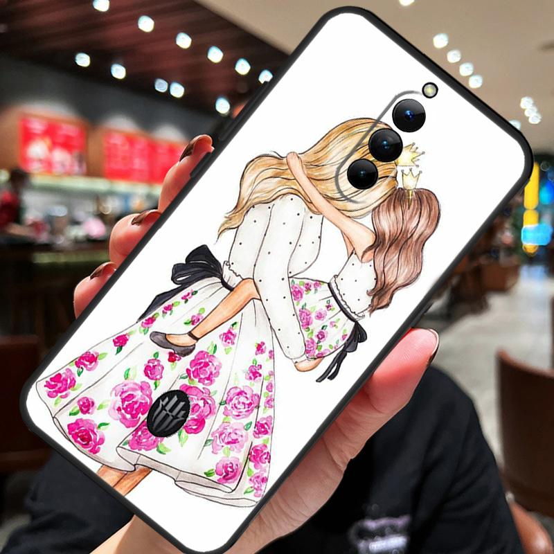 Krásný obal Matka Dcera Syn pro ZTE Nubia Red Magic 10S 10 8 9 8S 9S 11 Pro Plus 5G 6R 6 7 6S 7S Pro 10 Air Kryt