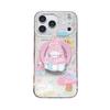 Sweet Mushroom Cat Oil Painting Magnetic iPhone Case for 14/15/16/17 Pro Max