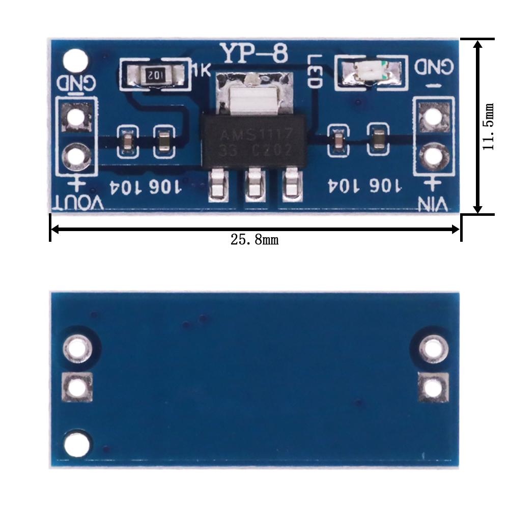 MINI 1117 5V to 3.3V For DC-DC Step-Down Supply Buck Module LDO 800MA AMS1117-3.3V/5.0v