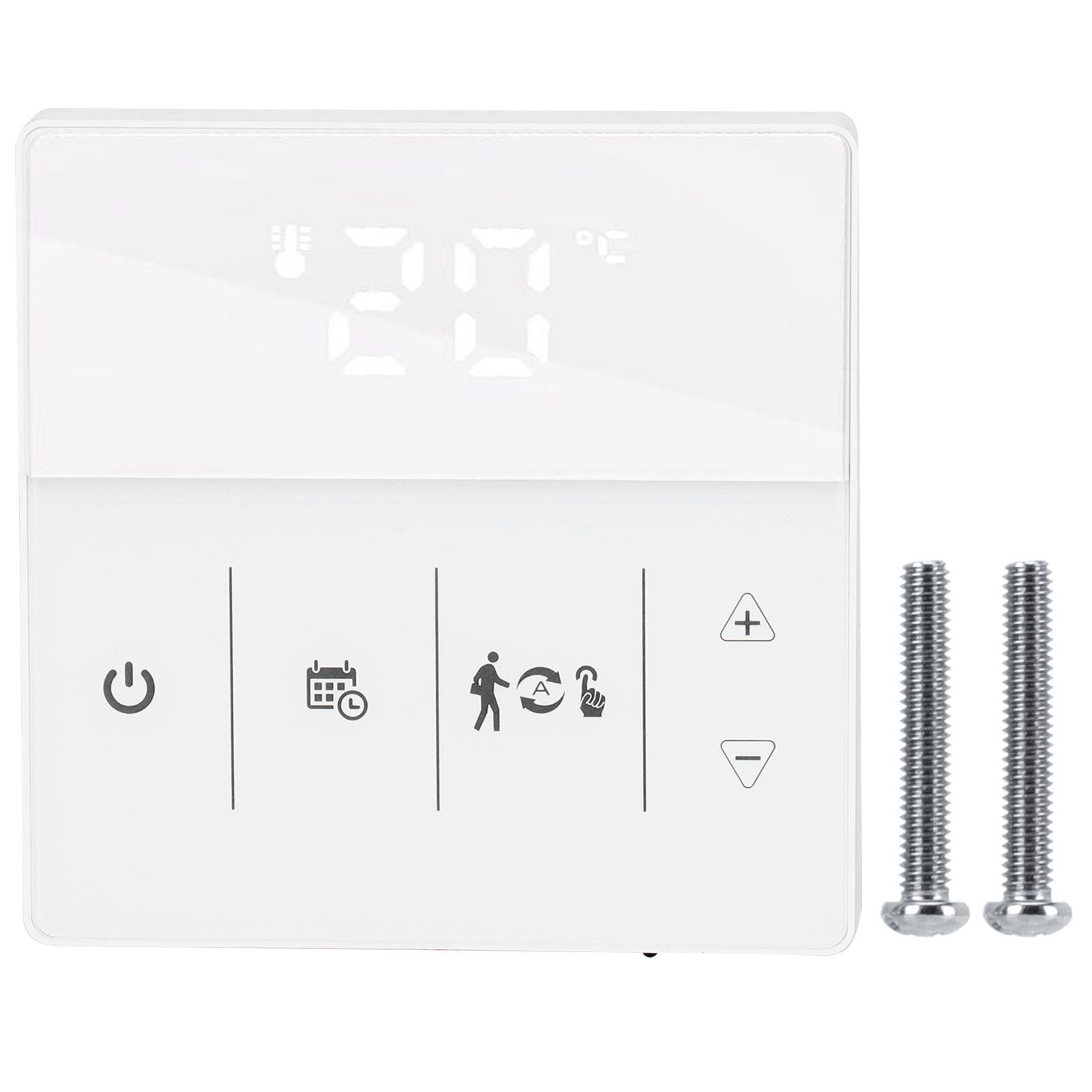 

HY609WIFI-WE WW Термостат Настенный Регулятор Температуры Отопления 110-250 В(Черно-белый ) белый