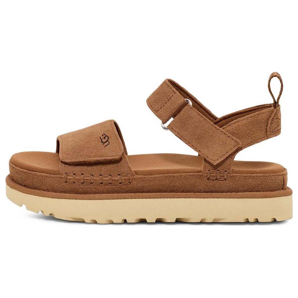 New UGG Goldenstar Platform Sandal Chestnut Women's 1136783-CHE