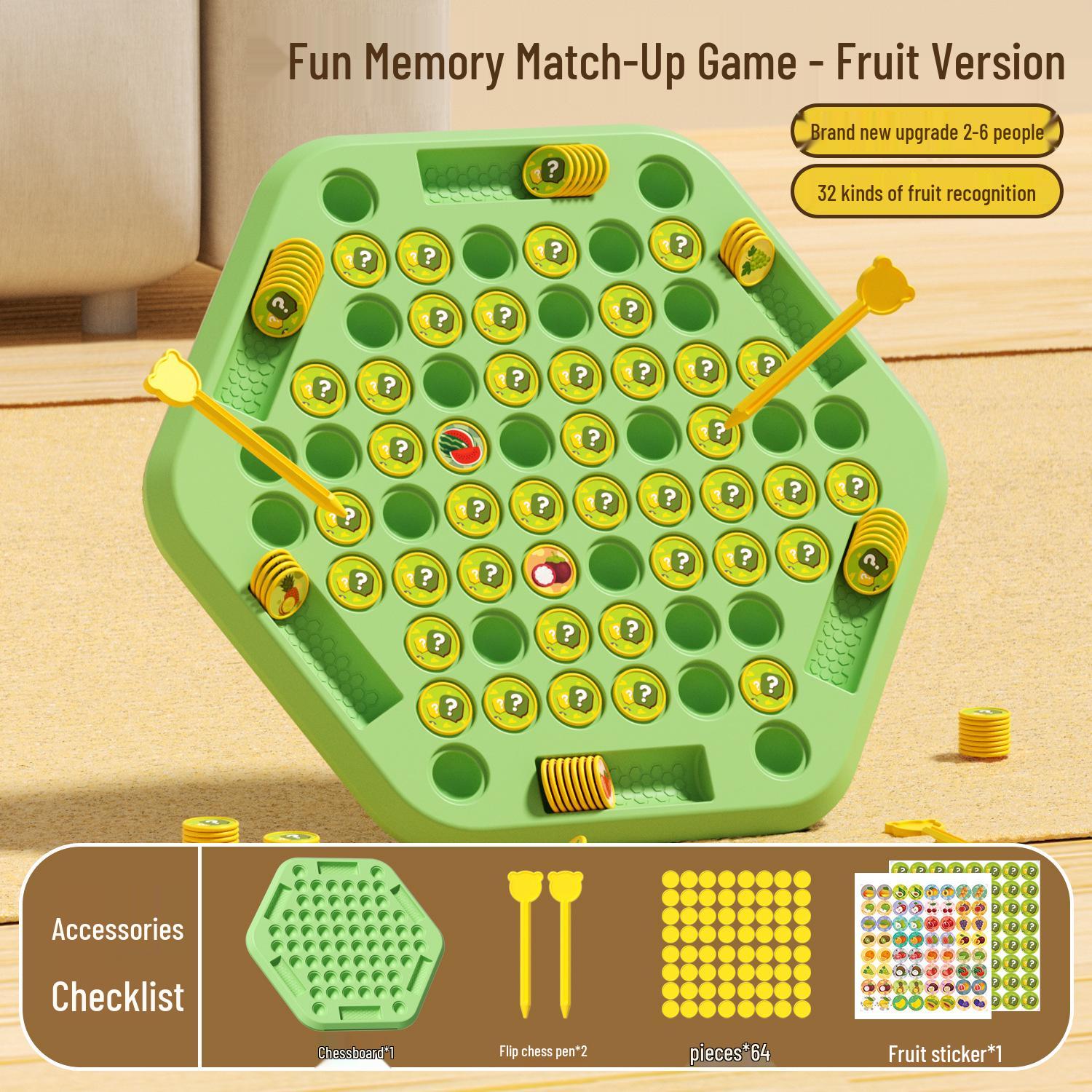 

Children s Flip Chess: 3-in-1 Strategy and Attention Game for Ages 6 and Up