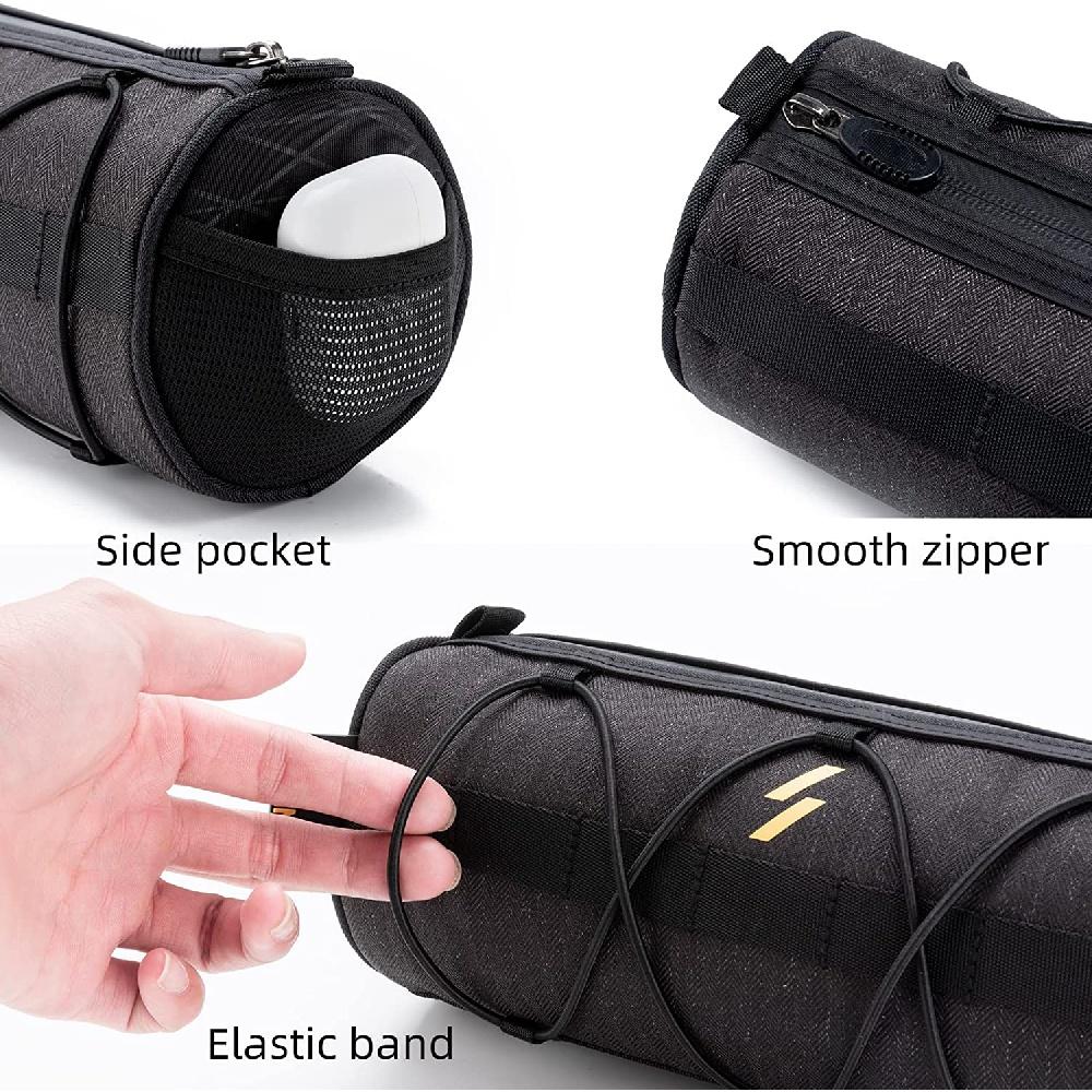 Borsa Porta Cellulare Per Manubrio Bici, 360° Girevole, Impermeabile, Adatta A Schermi Fino A 7 Pollici, Con Finestra Touch