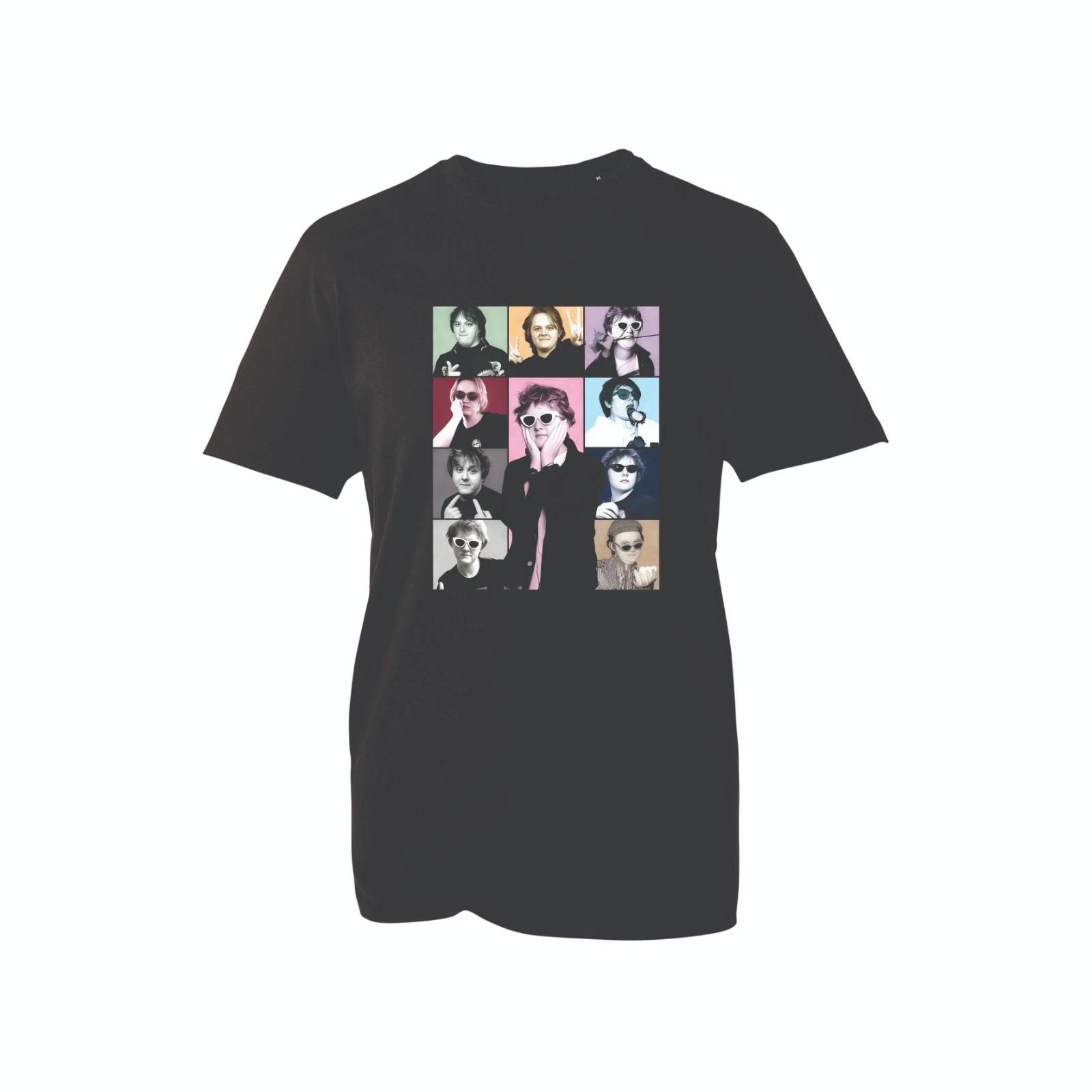 Vintage Pop Art Collage Graphic Tee Retro Portrait Streetwear Shirt Unisex S