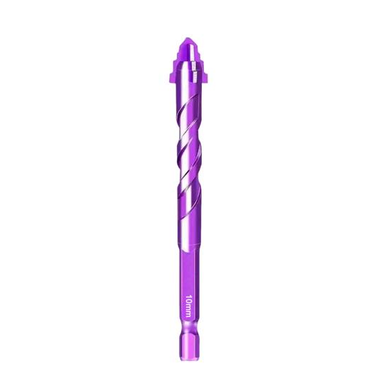 1/4/6Pcs Four-Edged Sawtooth Drill Bits High Hardness Rust Resistant Multifunctional Four Blade Serrated Eccentric Drill Bits
