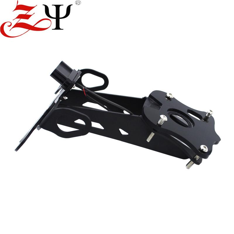 MT09 2021 License Plate Holder LED Light For YAMAHA MT-09 2021-2022 Motorcycle Rear Tail Tidy Fender Eliminator Kit Accessories