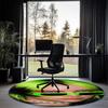 Billie Eilish Printed Round Rug Carpet Chair Rug Area Rug Entryway Doormats,for Office Chair Living Room Bedroom Kitchen Room.