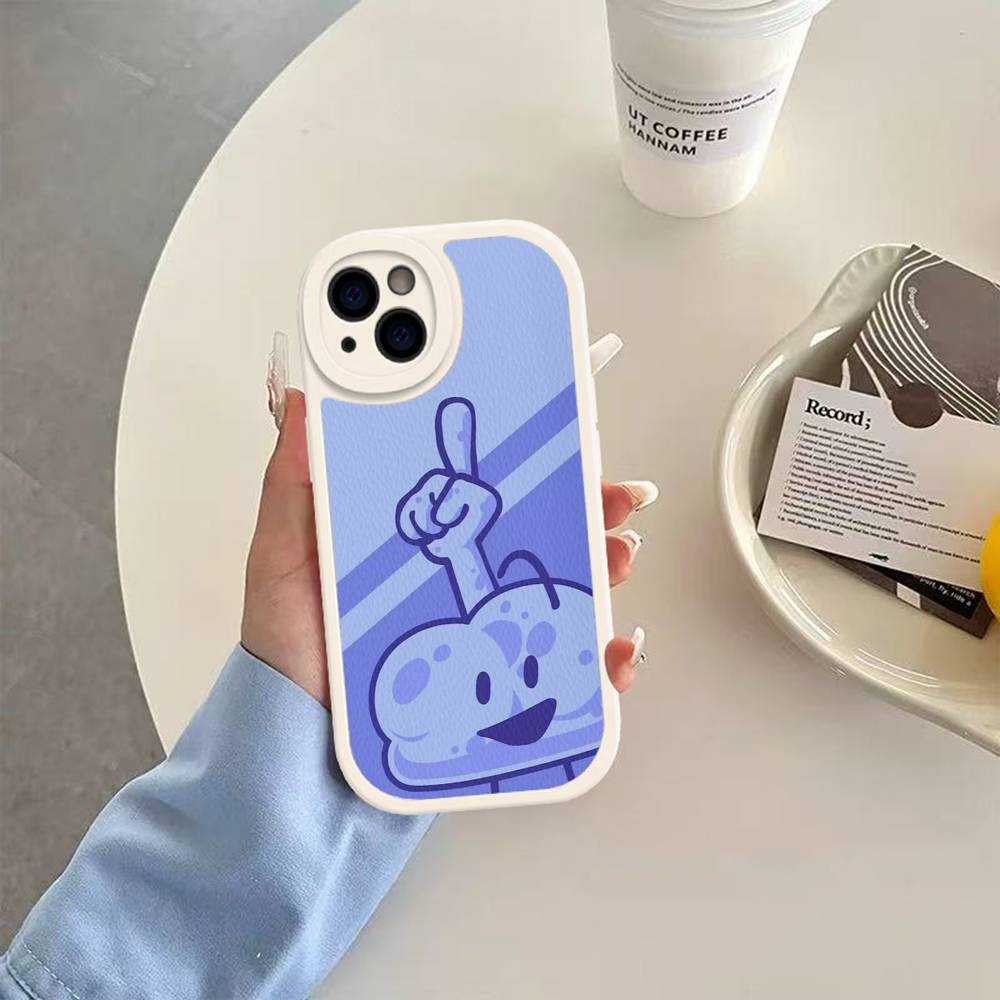 B-Bfdi Battle For D-Dream Island Leather Phone Case For IPhone 16 15 14 13 12 11 Pro Max Plus Shockproof Cover