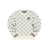 FOB Series Full Print Crew Neck Pullover Sweater Women Sweater Antique-White T11W243406FIV