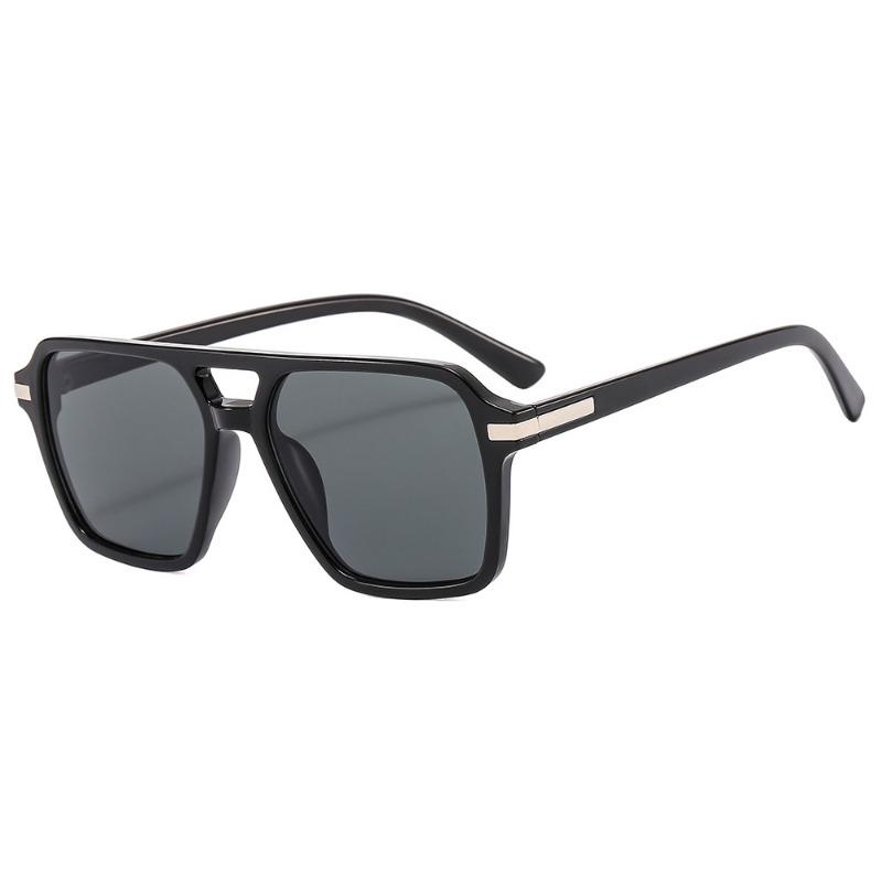 

Vintage Men Women Big Sunglasses Men Square Shades Brand Designer Unisex Sun Glasses Black Lense Male Female Sunglasses UV400