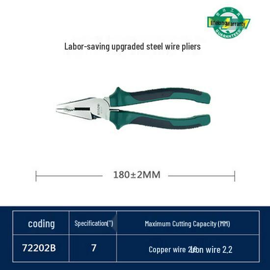 SATA Elektriker-Drahtschneidezange: Modelle 72201B, 72202B, 72203B