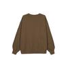 Jordan Logo Patch Solid Color Casual Loose Fleece-Lined Sweatshirt Women Tops Olive-Green DQ4600-385