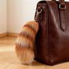 Plush Foxes Tail Keychain Soft And Cute Accessory Plush Keyring Decors For Bags Keys Or Home Decors 18cm Long