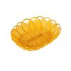 Plastic Food Plate Woven Fruit Tray New Bread Basket  Breakfast Cake Snack
