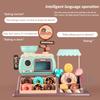 Mini Donut Shop For Kids Pretend Play Food Set Plastic Pretend Play Baking Toys For Children Gift Mini Machine Simulation Toy
