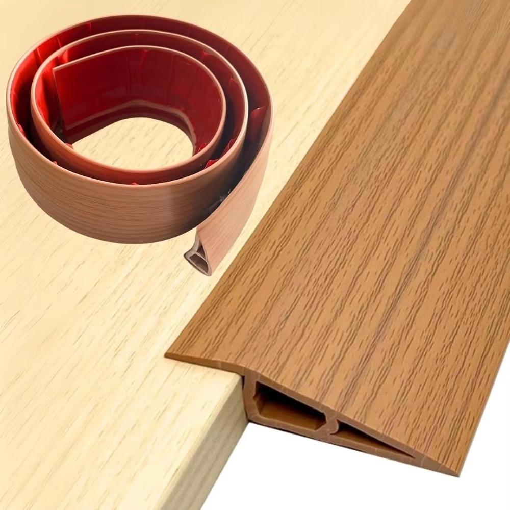1PC 1m/39.37inch Threshold Ramps for Doorways, Rubber Threshold,Floor Transition Strip Self Adhesive,Door Threshold