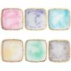 18 Styles Resin Agate Stone Nail Color Palette Gel Polish Pallet Mixing Drawing Paint Plate Manicure Nails Art Display Shelf