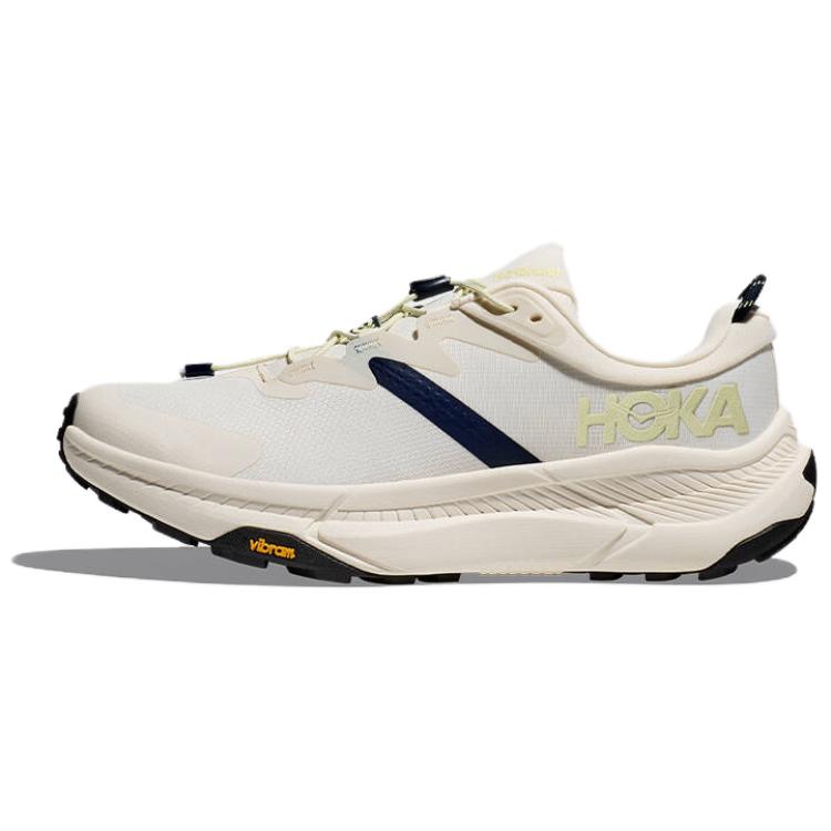 

HOKA Transport 2E Wide Alabaster Varsity Navy Men Sneakers Cream 1164370-ARV 44