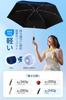JIS Certified Folding Parasol with UV Protection and Heat and UV Sun Automatic Heatstroke Storage Pouch Gift 100% Blocking, Ultra-Lightweight Compact,