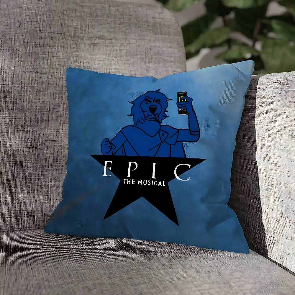 

E-Epic Мюзикл Наволочка для диванного декора, автомобиля, офисной комнаты, с принтом, чехол для подушки, украшения и защита 12x12Inch