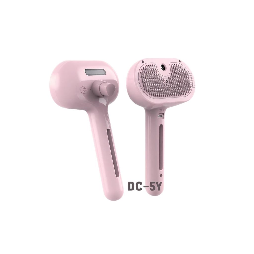 Pet Grooming Brush with Spray Function Self-Cleaning Deshedding Tool for Removing Loose Fur and Dirt from Pets Fur and Coat