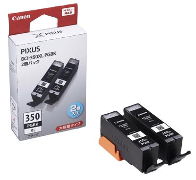 Originální černá inkoustová kazeta Canon BCI-350, vysokokapacitní, 2 kusy (BCI-350XLPGBK2P)