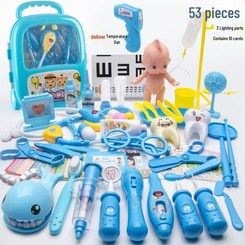 Kids' Doctor Play Set: Medical Toys with Stethoscope & Injection for Ages 3-6, Boys & Girls