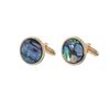 Shell Men Cufflinks Gradient Color Geometric Cufflinks French Shirt Cufflinks  Men Accessories