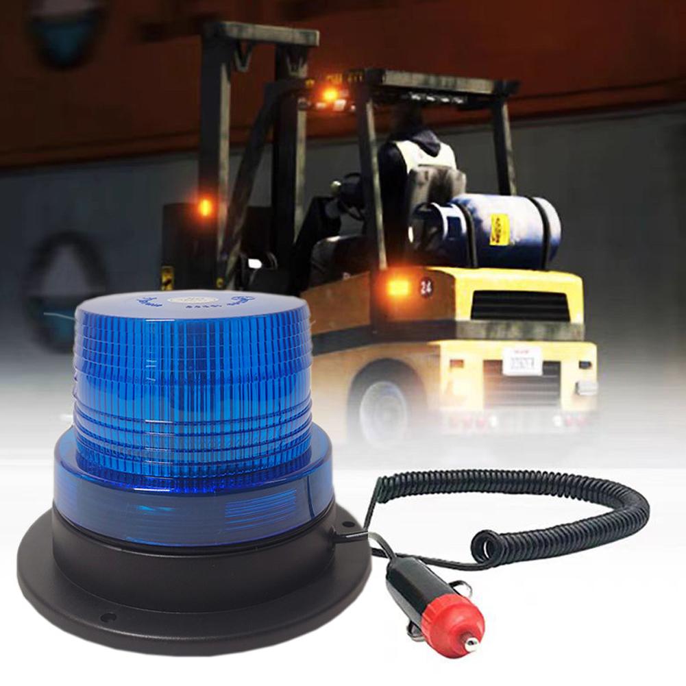 LED Auto Stroboskoplicht, Notfall-Drehwarnleuchte zur Verkehrsanzeige, Orange Blau Rot Blinkwarnleuchte für Fahrz J1y3