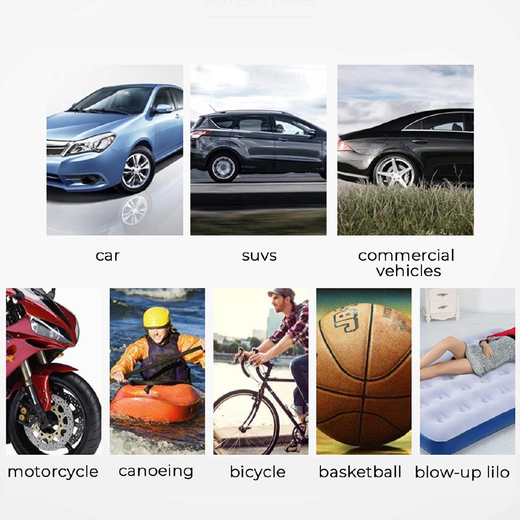 120w DC 12V Portable Car Air Pump Light LED Digital Tire Pump LCD Display Auto Air Compressor Car Motorcycle