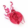 Women Fashion Flower Mesh Fascinator Hat Hair Decoration Elegant Accessories Wedding Headdress Adjustable Headwear Garden Party