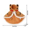 Cat Cloak Costume Warm Cat Cloak Cat Cold Weather Clothes Warms Hooded Coat Pet Winter Clothes Pet Tiger Costume For Home Winter