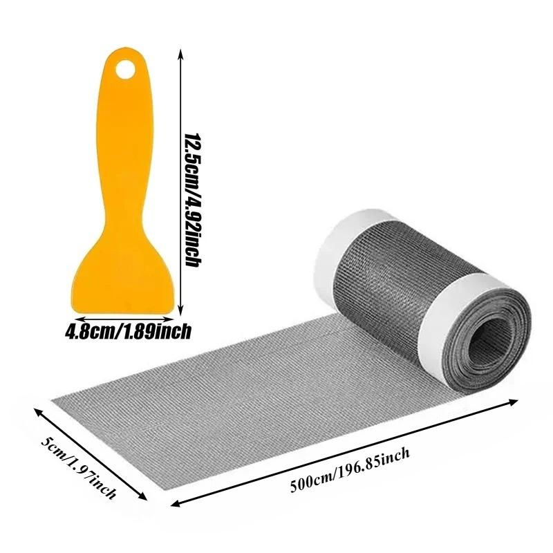 

1000cm Cuttable Self - Adhesive Shower Drain Hair Catcher, Disposable Mesh Sink Strainer Filter for Bathroom & Kitchen 1pc