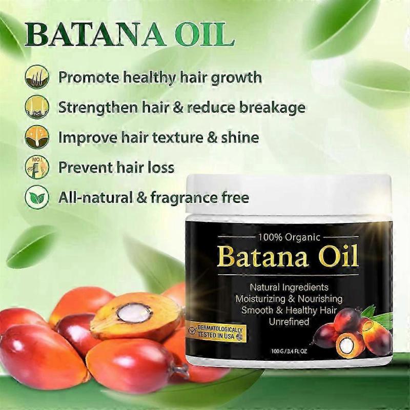 Batana Oil for Hair Growth -Natural - Prevents Hair Loss, Eliminates Spli 