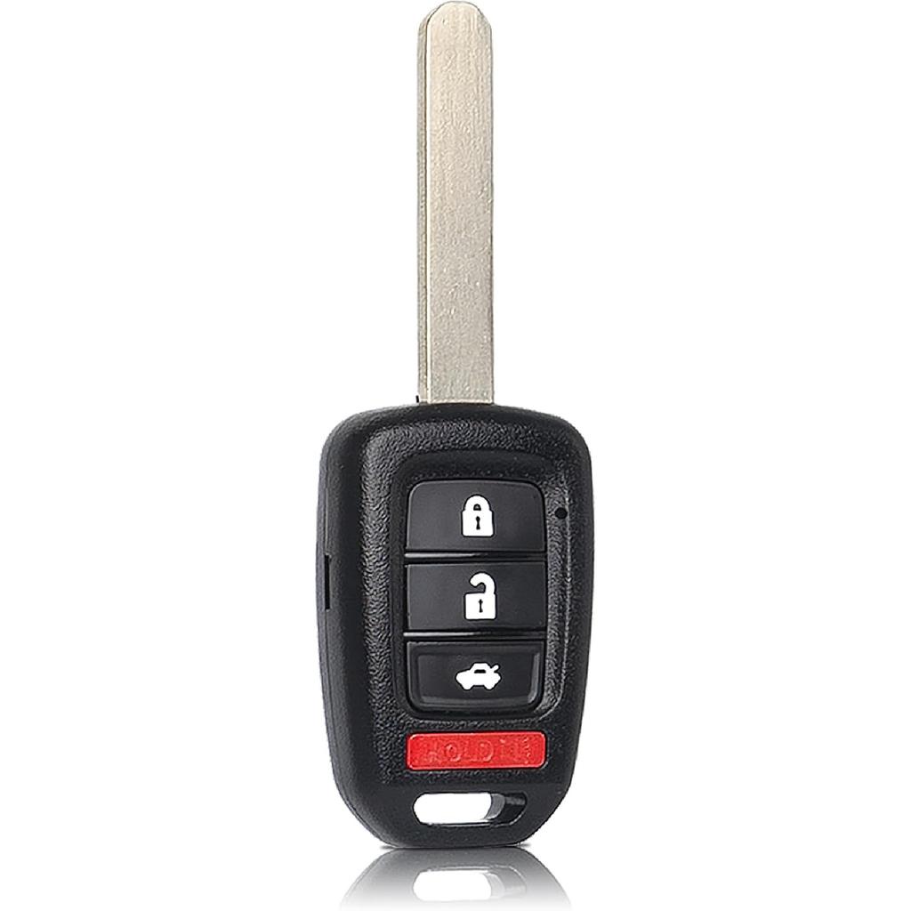 MechanMagic Key Fob Remote Replacement Fits for Honda Civic 2014 2015/Accord 2013-2015 MLBHLIK6-1T Keyless Entry Remote Control Uncut 4 Buttons 315