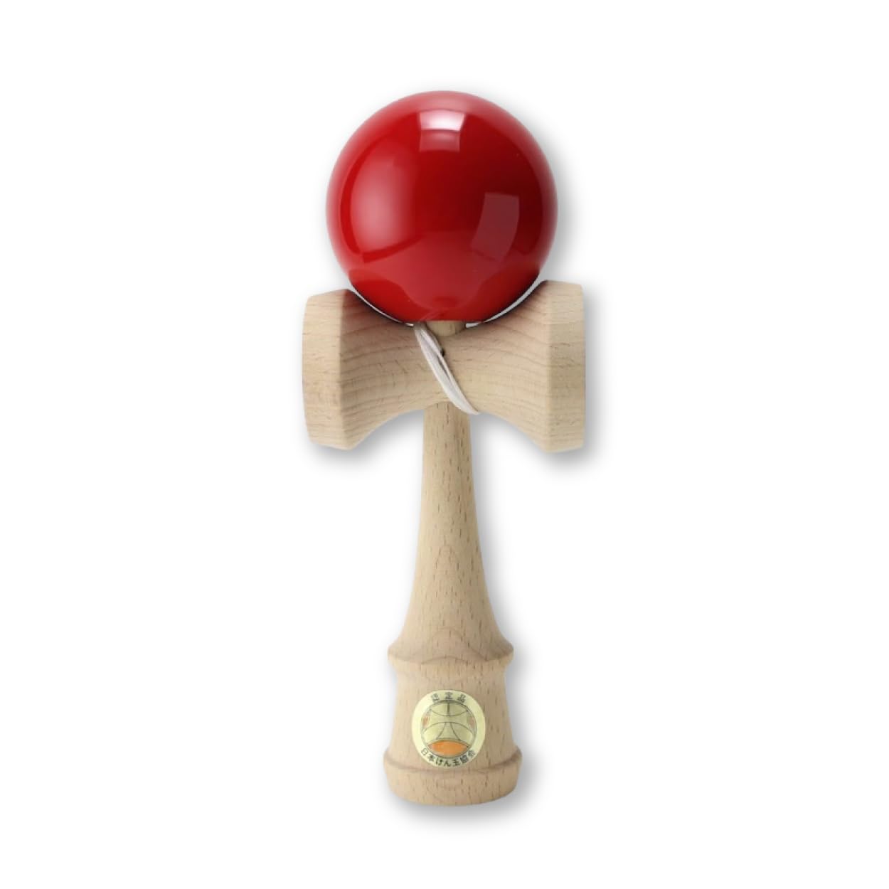 

Yamagata Kobo Ozora Solid Color Certified by the Japan Kendama for Competition Use Kendama, Association, (Red)
