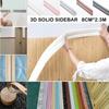 New 3D Wall Skirting Border Self Adhesive Waterproof Wall Stickers Door Frame Decoration Wallpaper