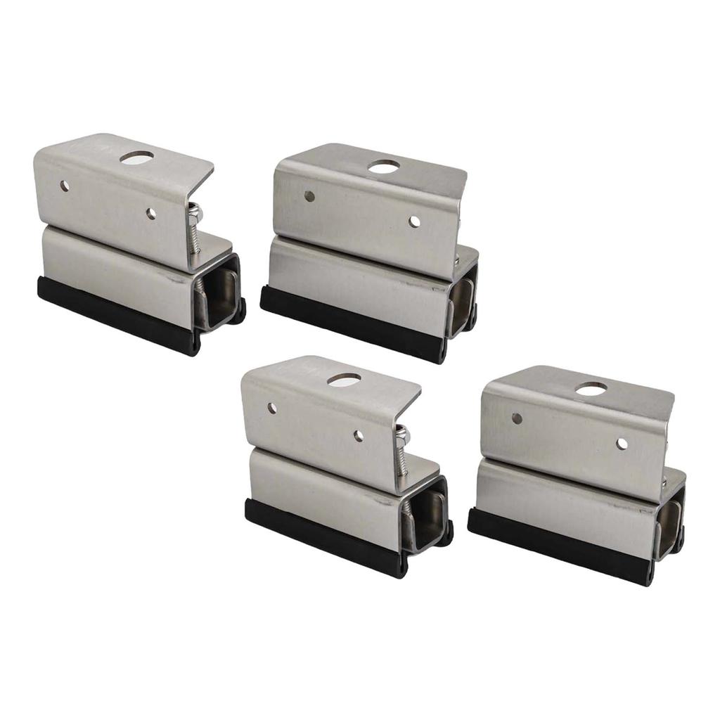 Van Roof Rack Mount Kit 4Pcs Stainless Steel Brackets for Solar Panels