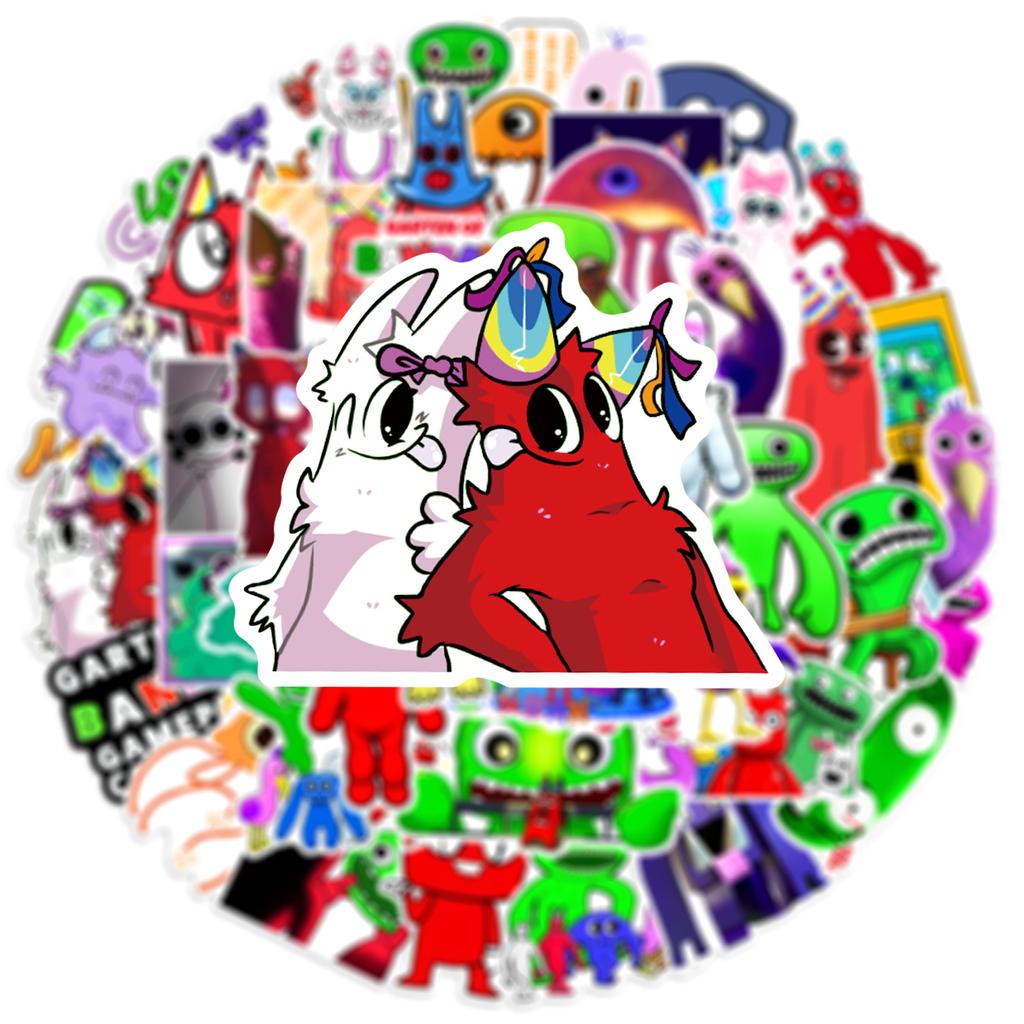 Of 50pcs Garten Banban Stickers Waterproof Reusable Decor Laptop Graffiti Gift